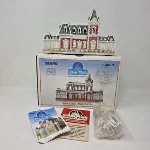 1988 Sears Disney Magic Kingdom Collection ~ Main Street Train Station #30701